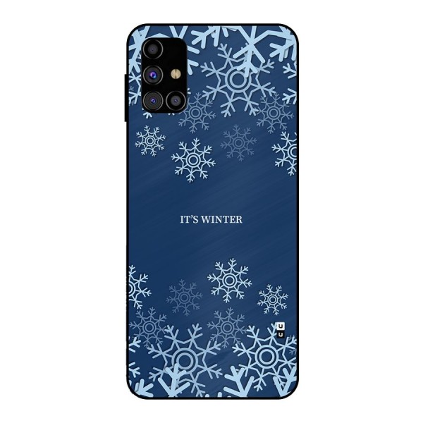 Its Winter Metal Back Case for Galaxy M31s