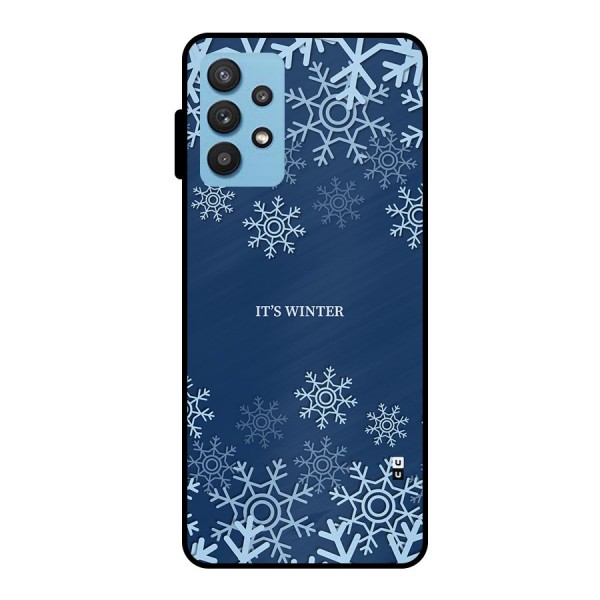 Its Winter Metal Back Case for Galaxy M32 5G