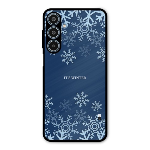 Its Winter Metal Back Case for Galaxy M35