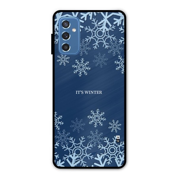 Its Winter Metal Back Case for Galaxy M52 5G