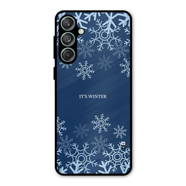 Its Winter Metal Back Case for Galaxy M55 5G