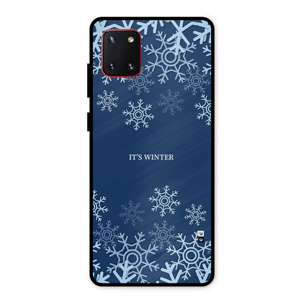 Its Winter Metal Back Case for Galaxy Note 10 Lite