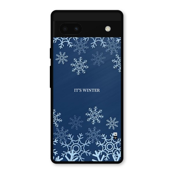 Its Winter Metal Back Case for Google Pixel 6a