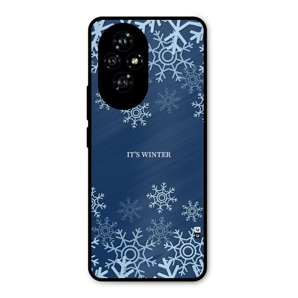 Its Winter Metal Back Case for Honor 200