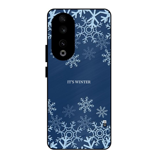 Its Winter Metal Back Case for Honor 90