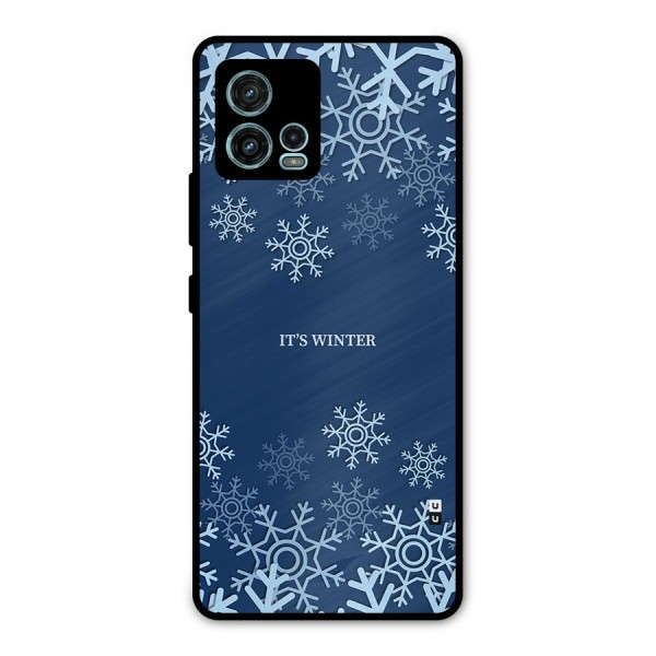 Its Winter Metal Back Case for Moto G72