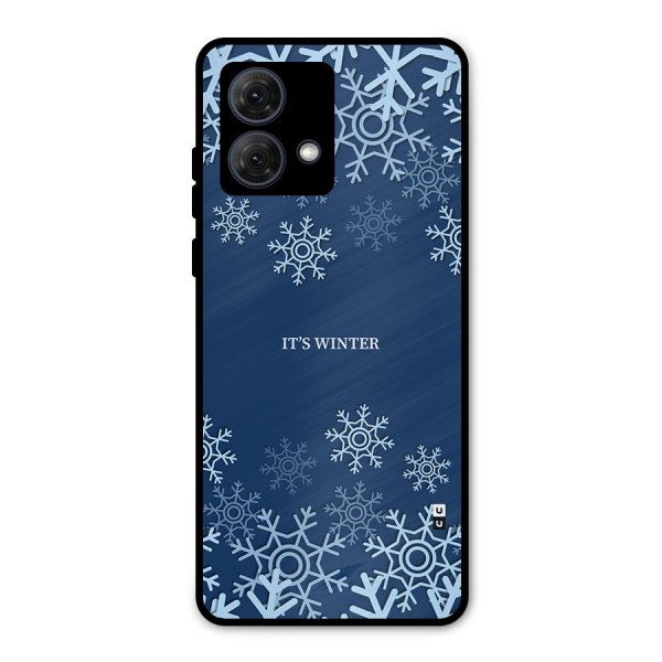 Its Winter Metal Back Case for Moto G84