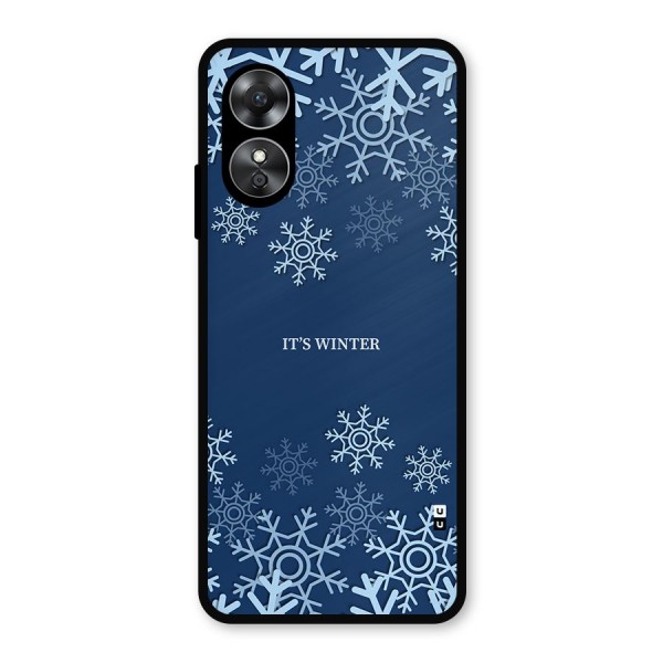 Its Winter Metal Back Case for Oppo A17