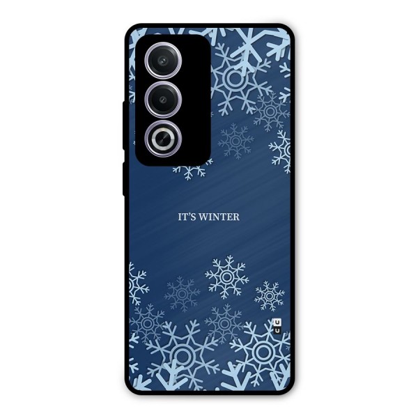 Its Winter Metal Back Case for Oppo A3 Pro