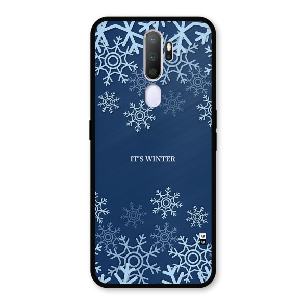 Its Winter Metal Back Case for Oppo A5 (2020)