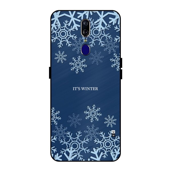 Its Winter Metal Back Case for Oppo F11