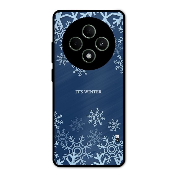 Its Winter Metal Back Case for Oppo F27