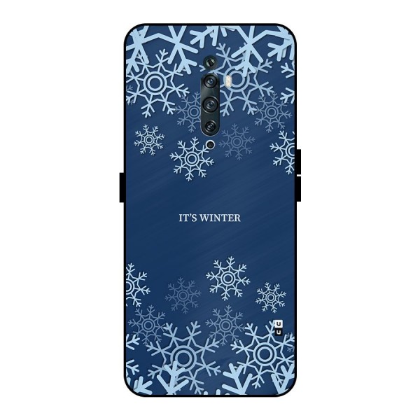 Its Winter Metal Back Case for Oppo Reno2 F