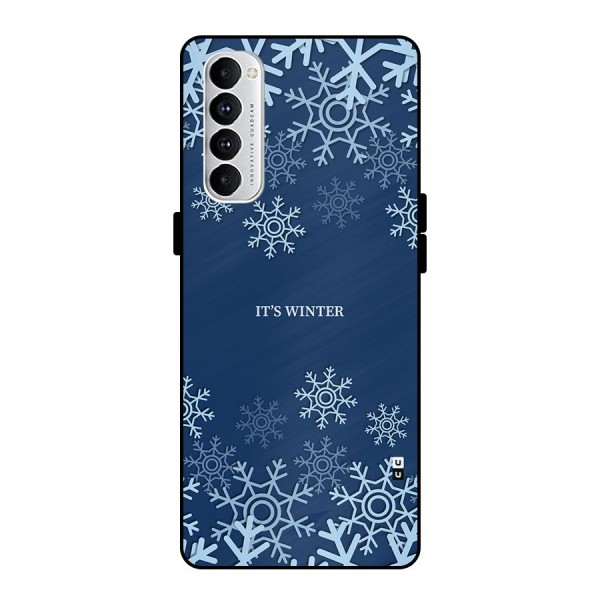 Its Winter Metal Back Case for Oppo Reno4 Pro