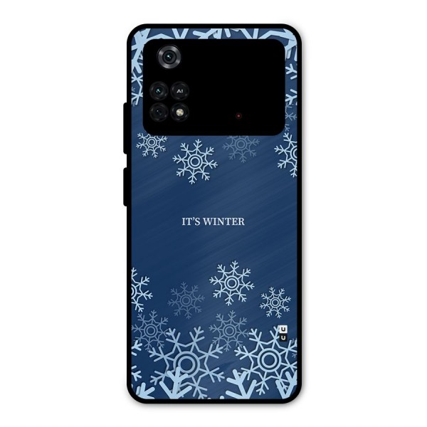 Its Winter Metal Back Case for Poco M4 Pro 4G