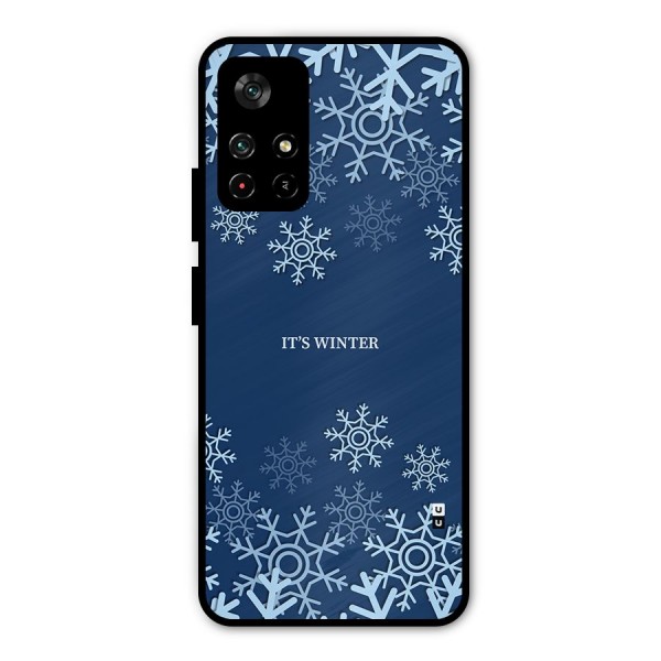 Its Winter Metal Back Case for Poco M4 Pro 5G