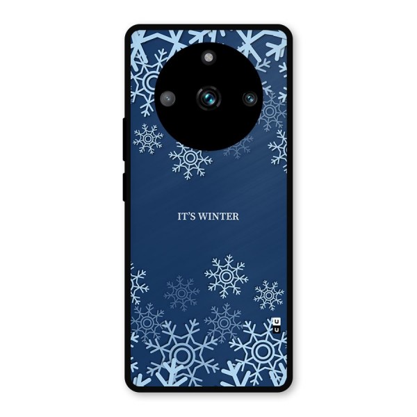 Its Winter Metal Back Case for Realme 11 Pro