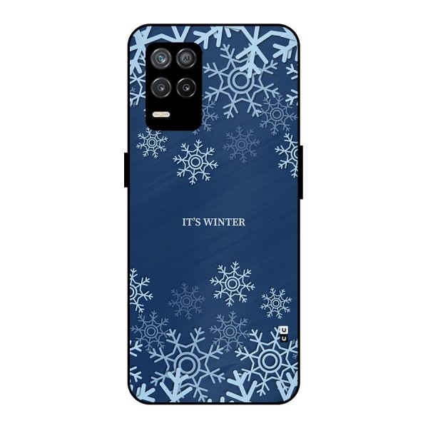 Its Winter Metal Back Case for Realme 8 5G