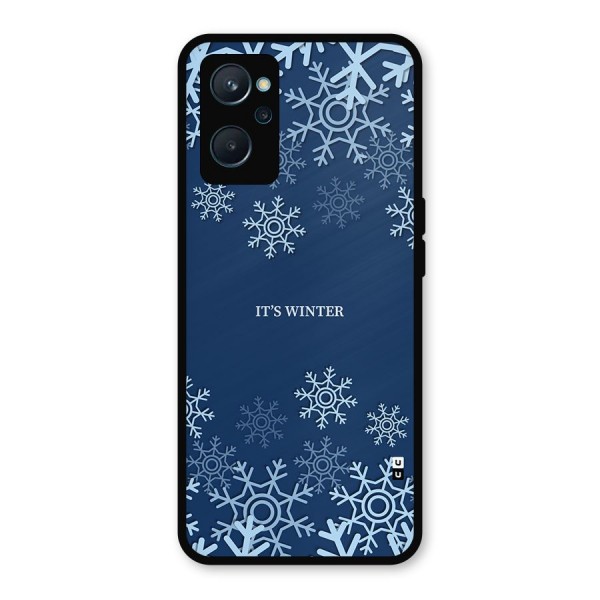 Its Winter Metal Back Case for Realme 9i