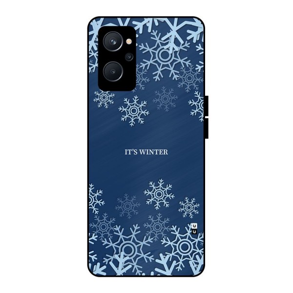 Its Winter Metal Back Case for Realme 9i 5G