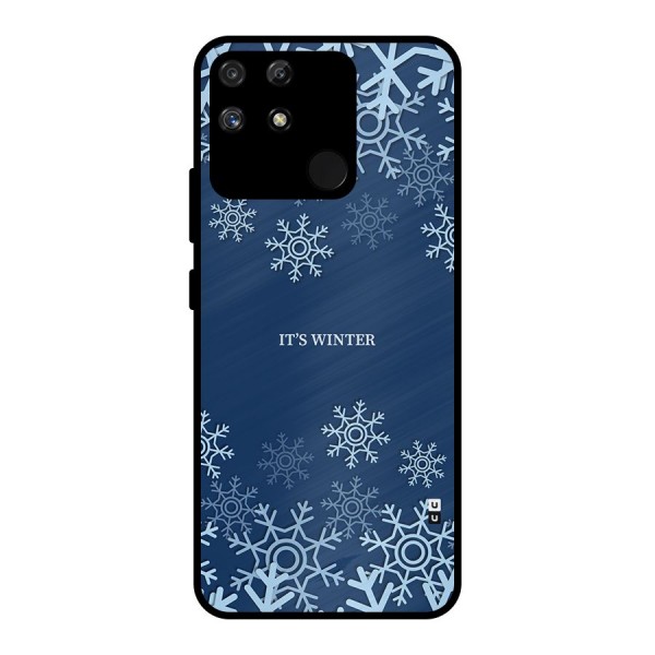 Its Winter Metal Back Case for Realme Narzo 50A