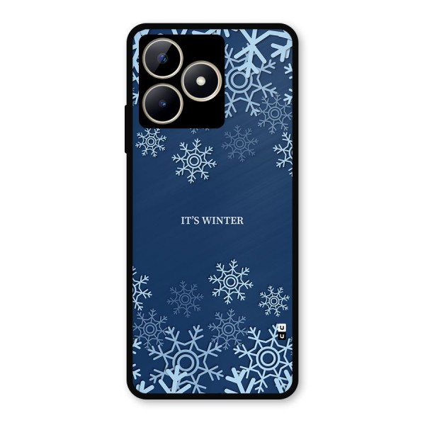 Its Winter Metal Back Case for Realme Narzo N53