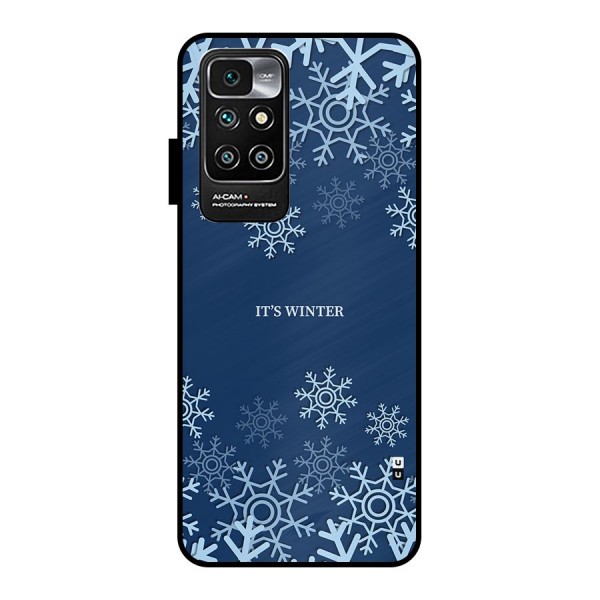 Its Winter Metal Back Case for Redmi 10 Prime