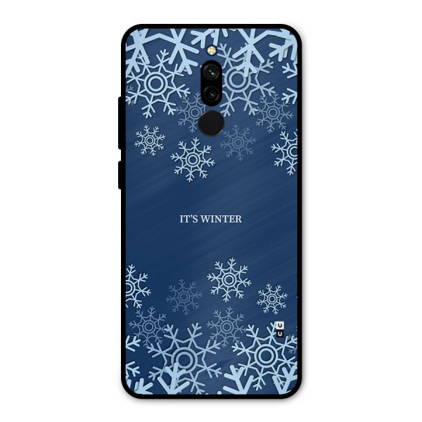 Its Winter Metal Back Case for Redmi 8