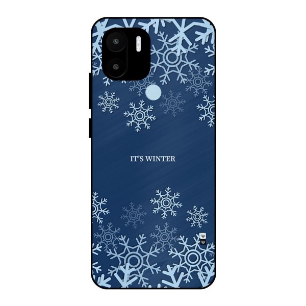 Its Winter Metal Back Case for Redmi A1 Plus