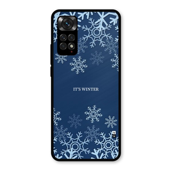 Its Winter Metal Back Case for Redmi Note 11