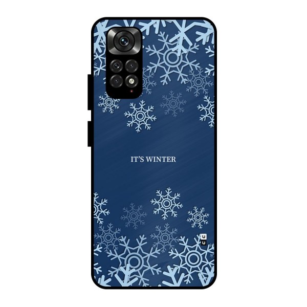 Its Winter Metal Back Case for Redmi Note 11 Pro