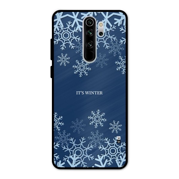 Its Winter Metal Back Case for Redmi Note 8 Pro