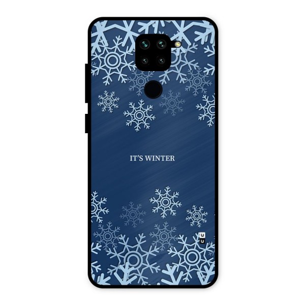 Its Winter Metal Back Case for Redmi Note 9