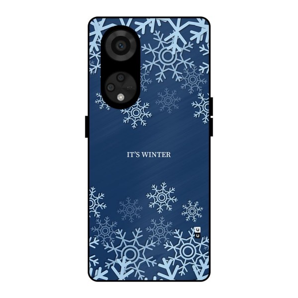 Its Winter Metal Back Case for Reno8 T 5G