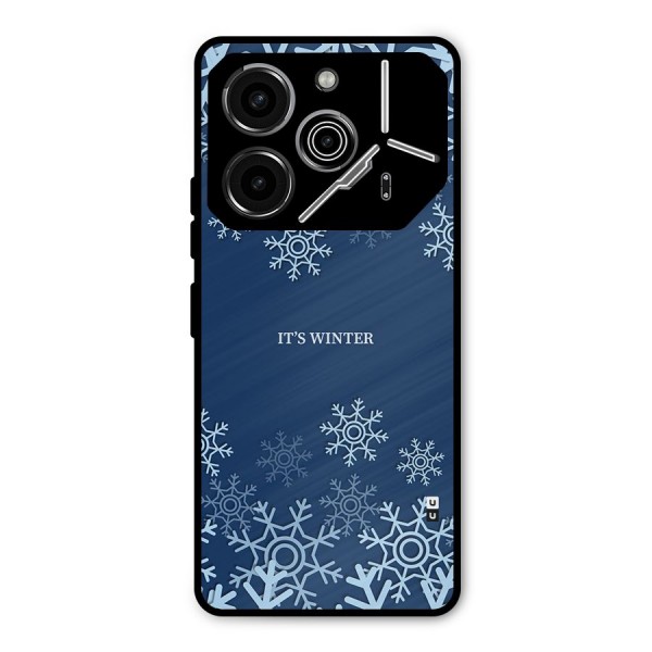 Its Winter Metal Back Case for Tecno Pova 6 Pro