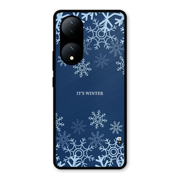 Its Winter Metal Back Case for Vivo T2