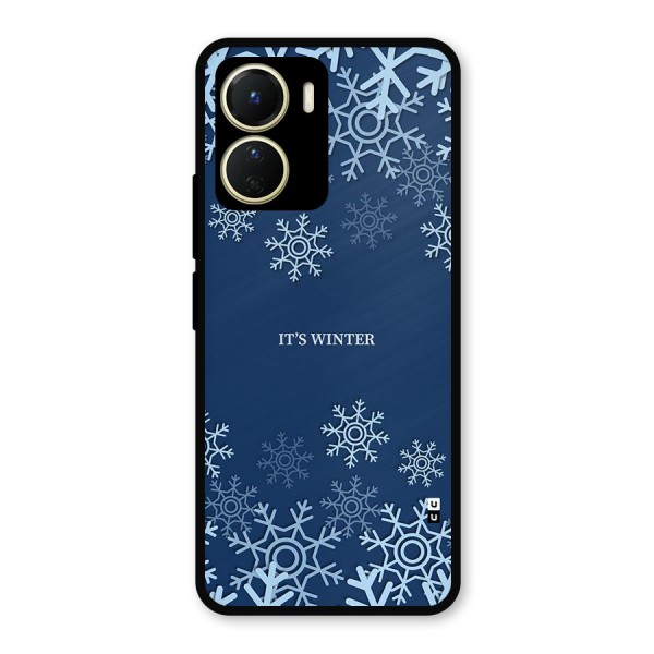 Its Winter Metal Back Case for Vivo T2x