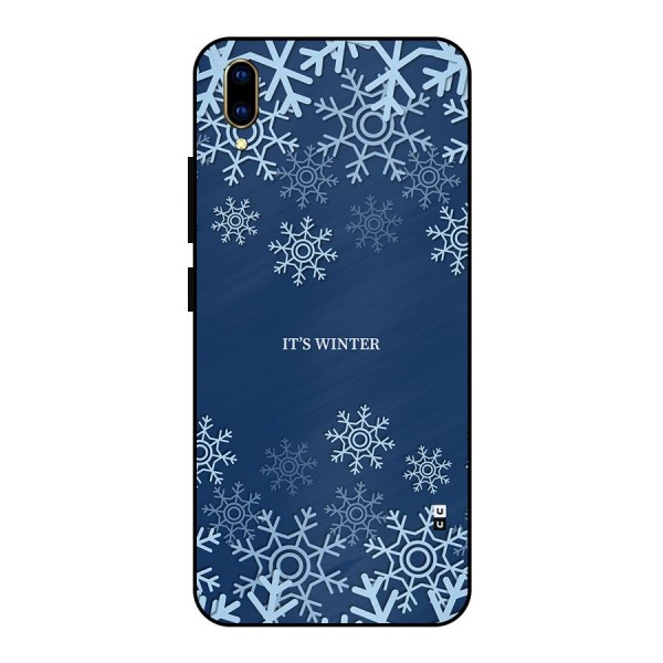 Its Winter Metal Back Case for Vivo V11 Pro