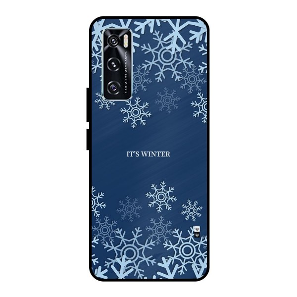 Its Winter Metal Back Case for Vivo V20 SE