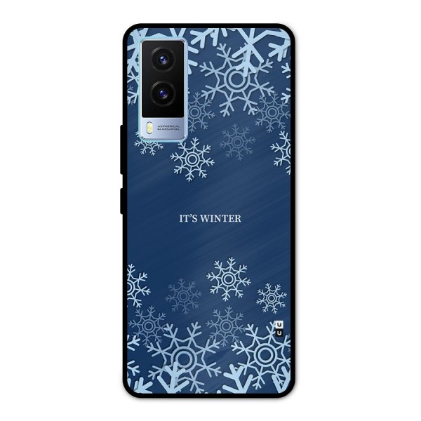 Its Winter Metal Back Case for Vivo V21e 5G