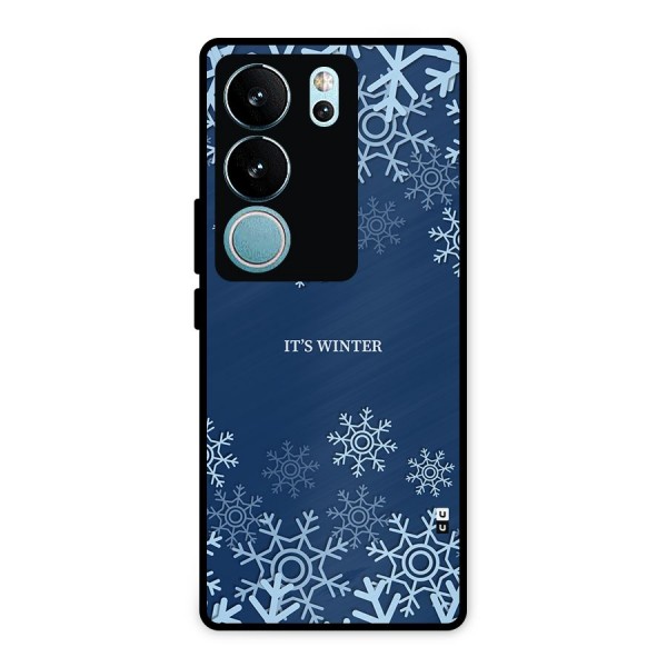 Its Winter Metal Back Case for Vivo V29