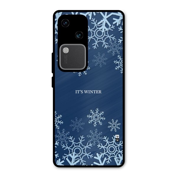 Its Winter Metal Back Case for Vivo V30