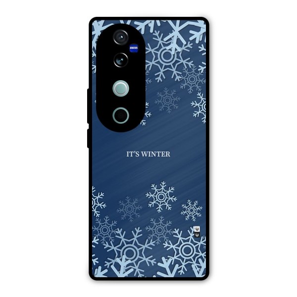 Its Winter Metal Back Case for Vivo V40