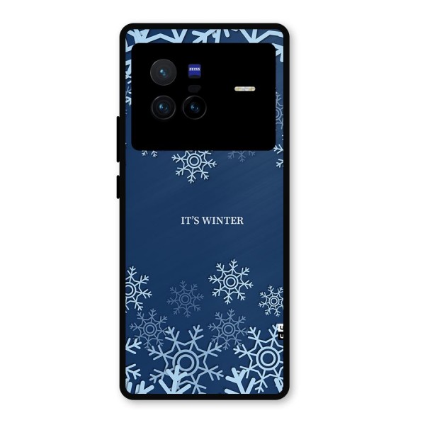 Its Winter Metal Back Case for Vivo X80