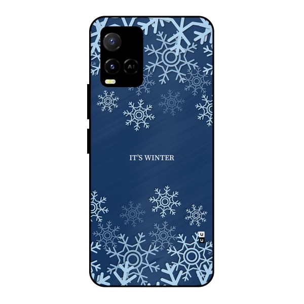 Its Winter Metal Back Case for Vivo Y21