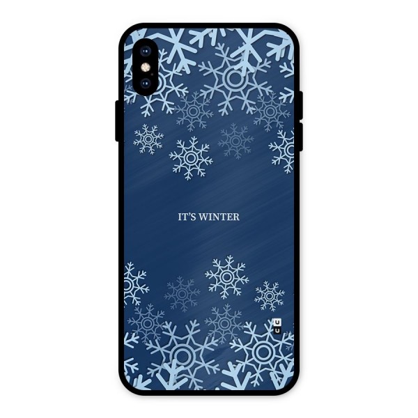 Its Winter Metal Back Case for iPhone XS Max