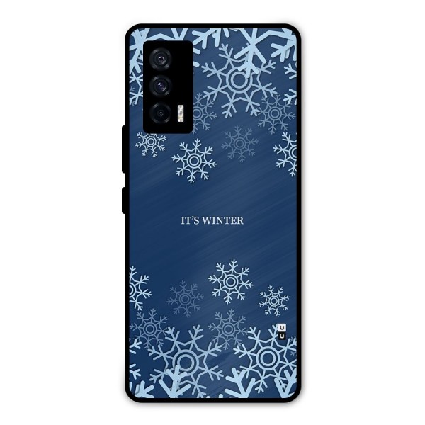 Its Winter Metal Back Case for iQOO 7 5G