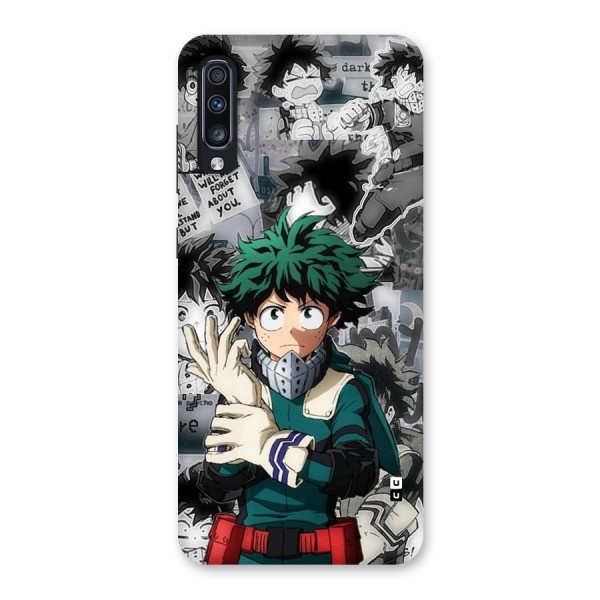 Izuku Midoriya Back Case for Galaxy A70s