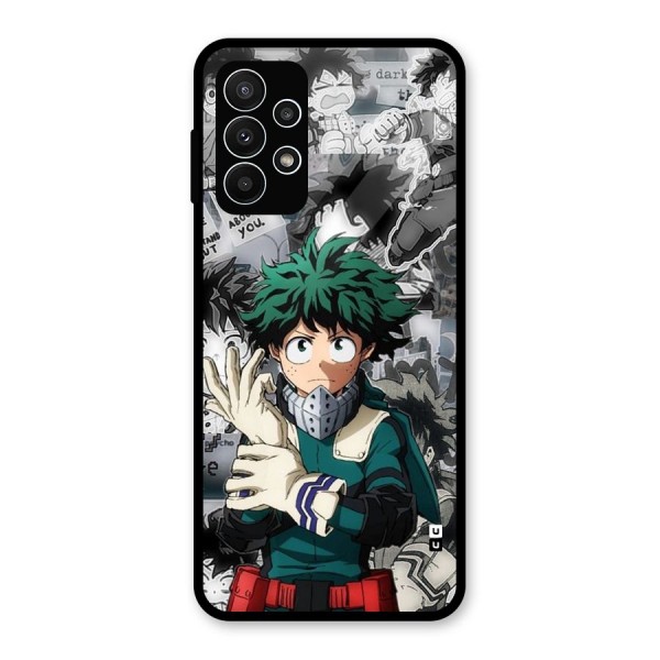 Izuku Midoriya Glass Back Case for Galaxy A23