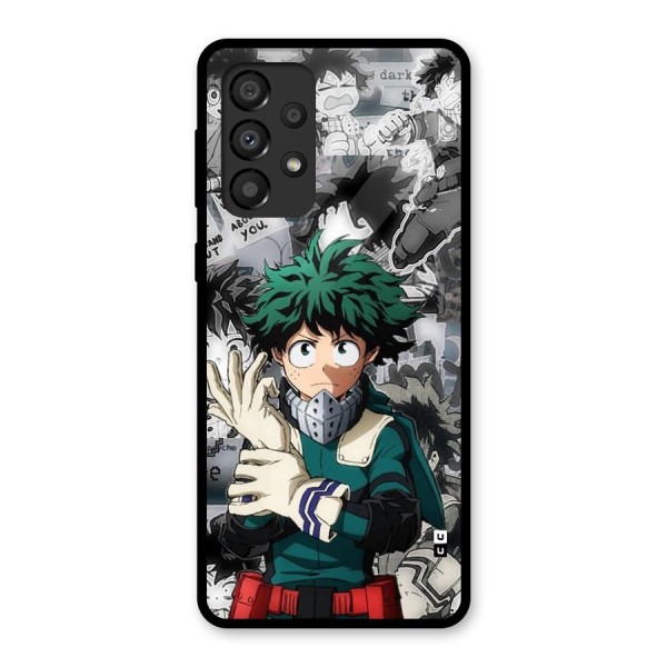 Izuku Midoriya Glass Back Case for Galaxy A33 5G